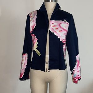 Vintage Ilyse Hart Ltd Butterfly Blazer